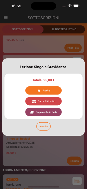 Acquisto / Rinnovo